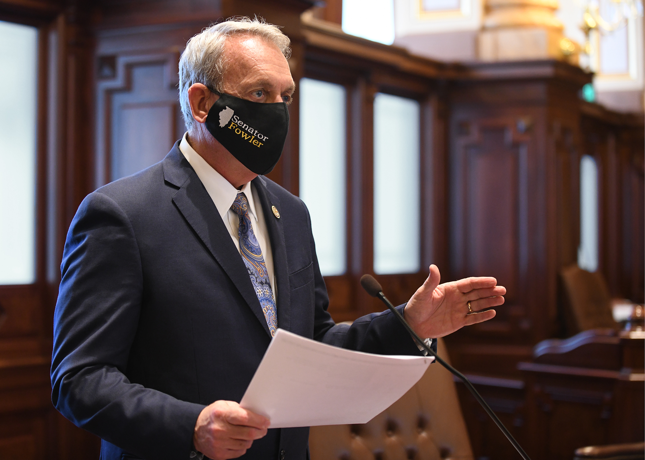 Fowler stands in support of local labor