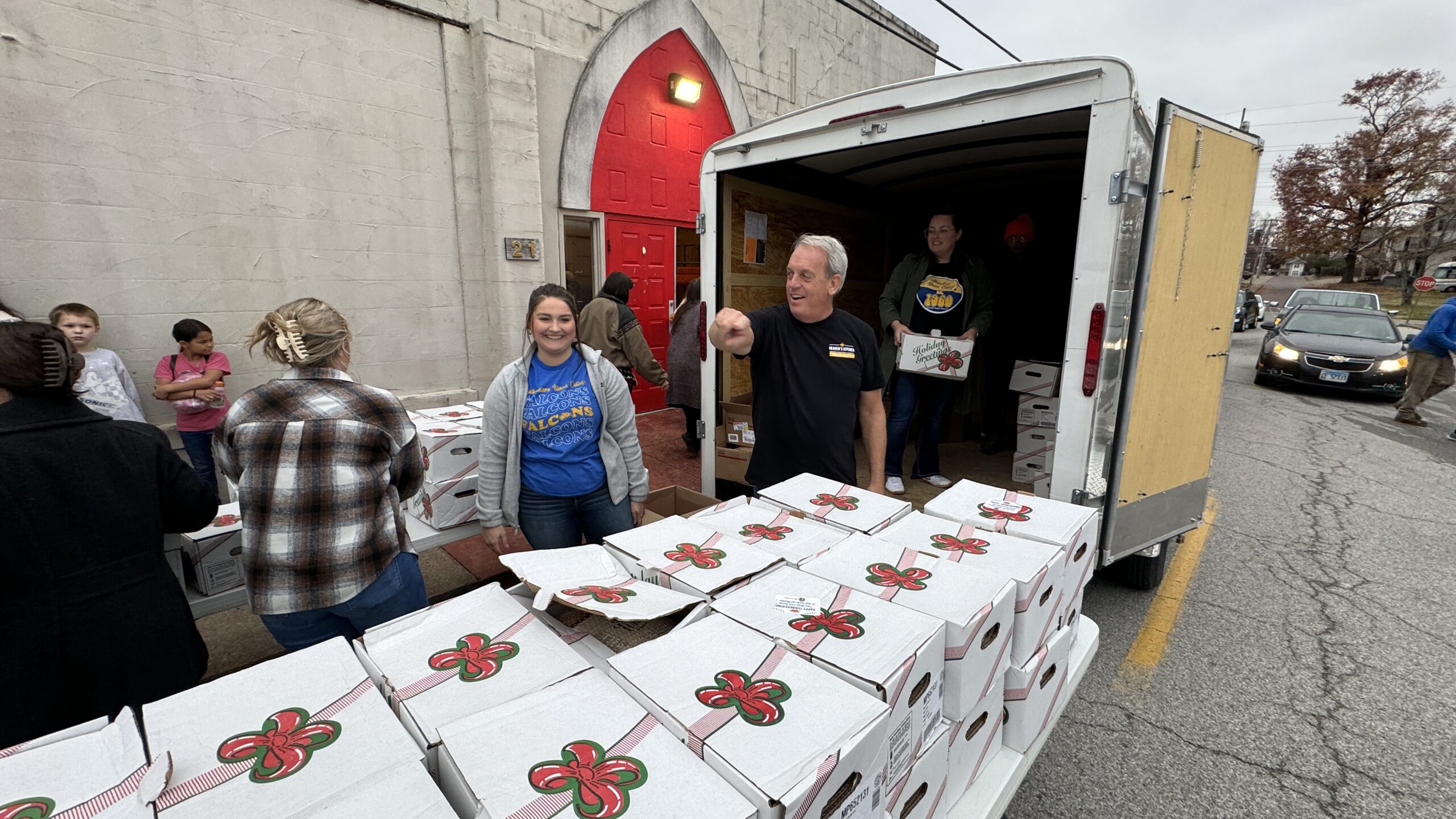 Senator Fowler & Meridian giveaway 250 hams and turkeys