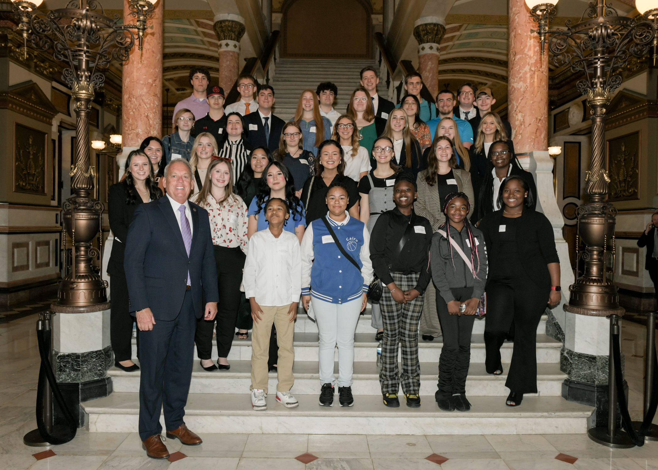 Senator Fowler Welcomes High School Students to State Capitol for Student Advisory Council
