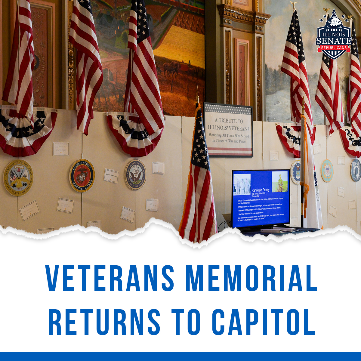 Veterans Memorial Returns to Capitol