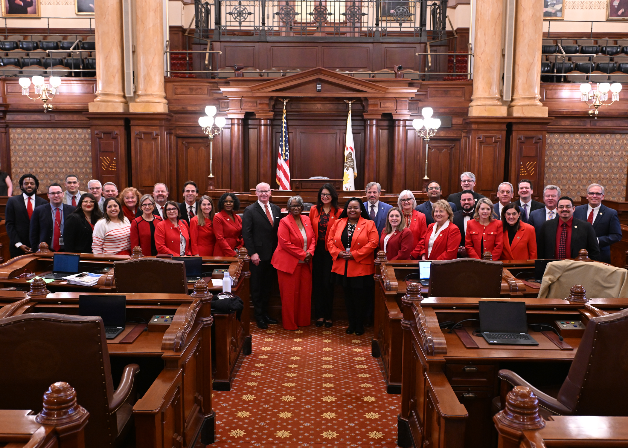 National Wear Red Day activities in Springfield
