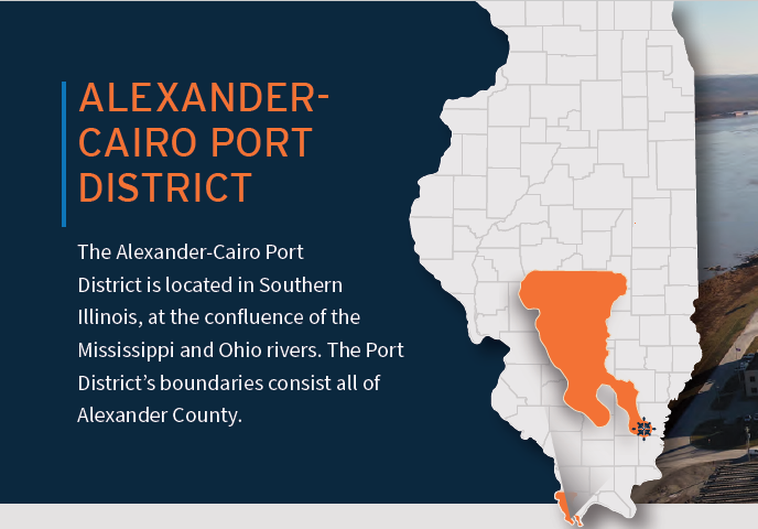 Sen. Fowler receives updates on Cairo Port District project