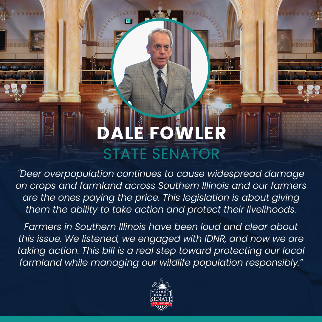 Senator Fowler Sponsors Legislation to Address Deer Overpopulation