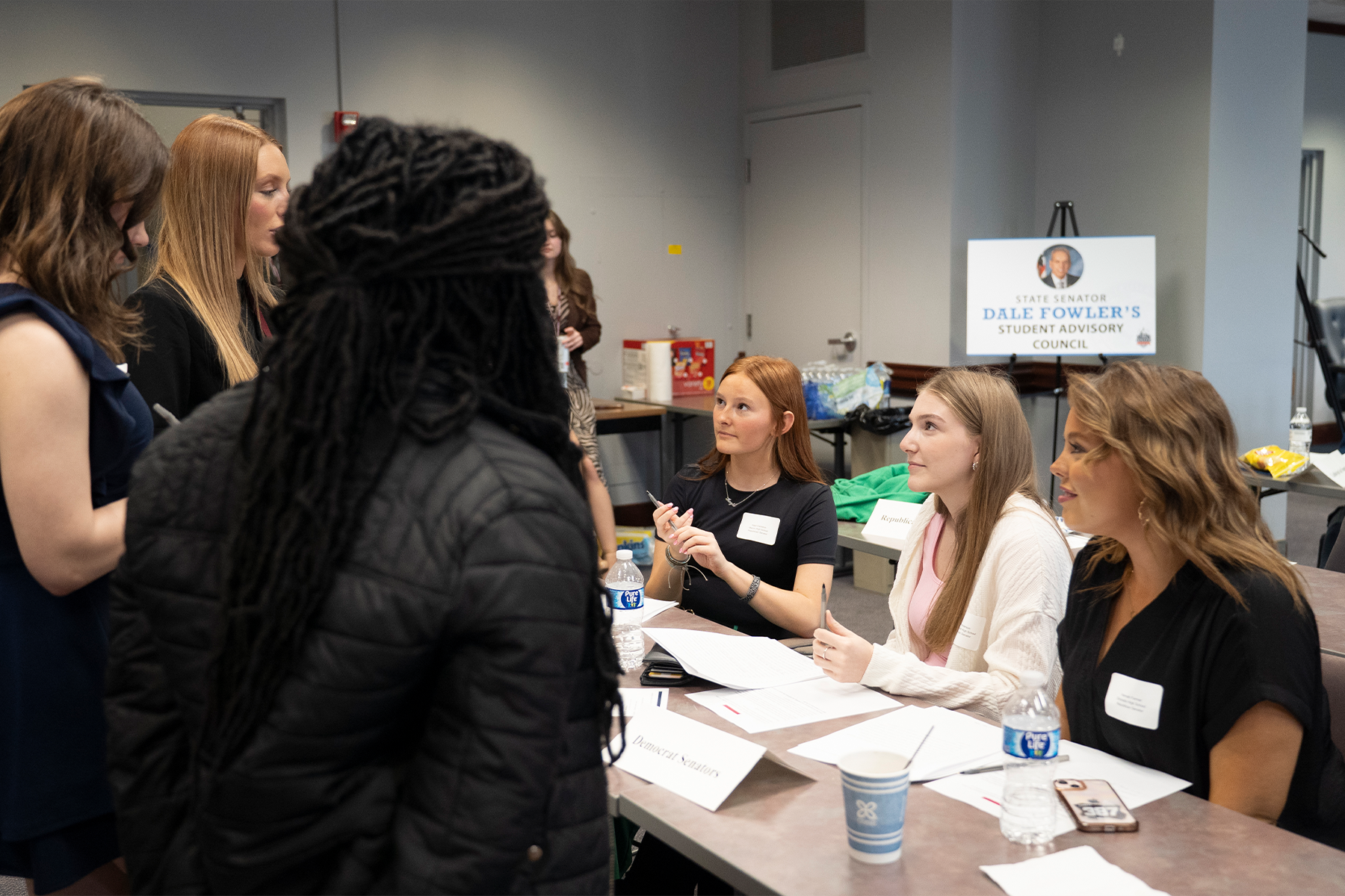 Senator Fowler Hosts Student Advisory Council for Local Students