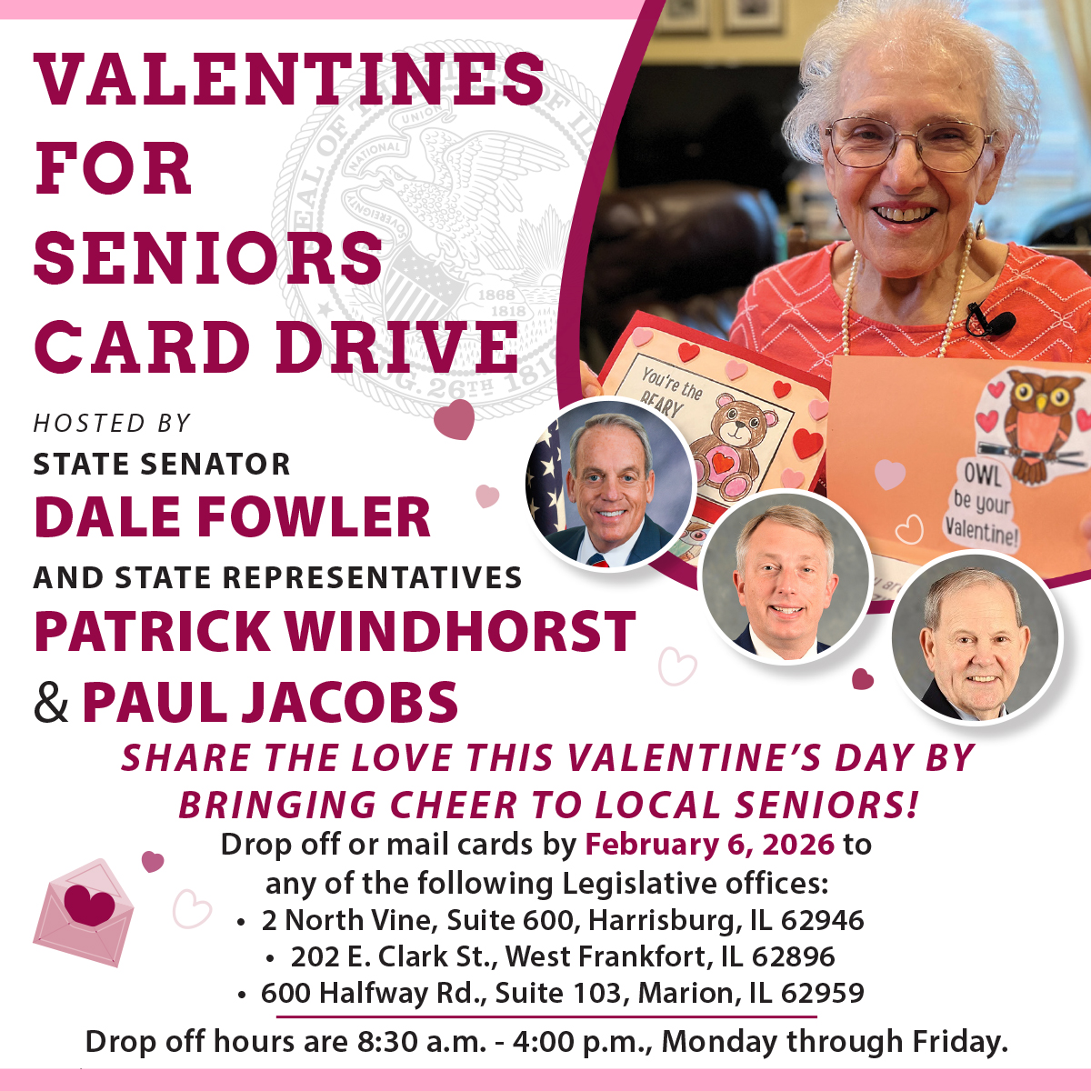 Valentines for Seniors Card Drive